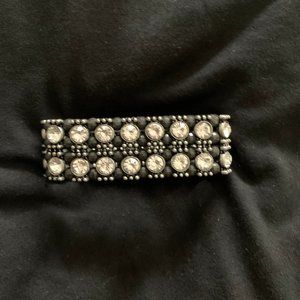 Rhinestone elastic bracelet